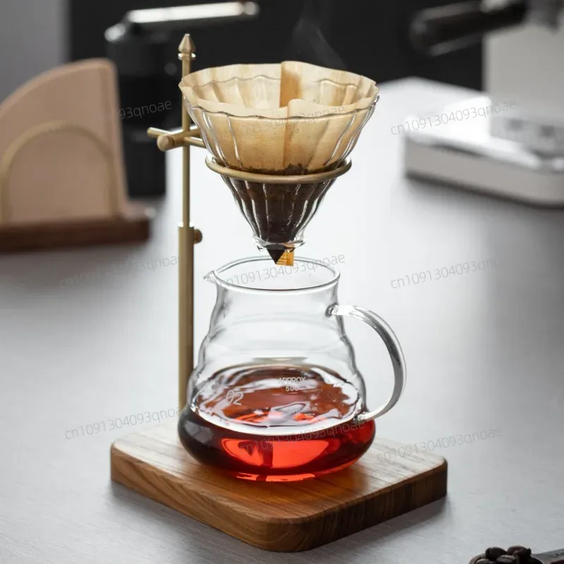 Coffee Equipment Filter - HeMu Solid Wood Brass Hand Brewed