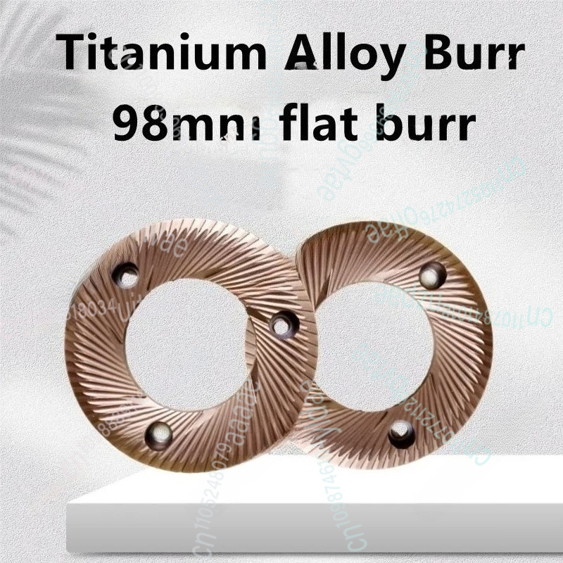 B-ig Si-ze 98MM Titanium Alloy - مراجعة Coffee Grinder Burr Flat وسعره