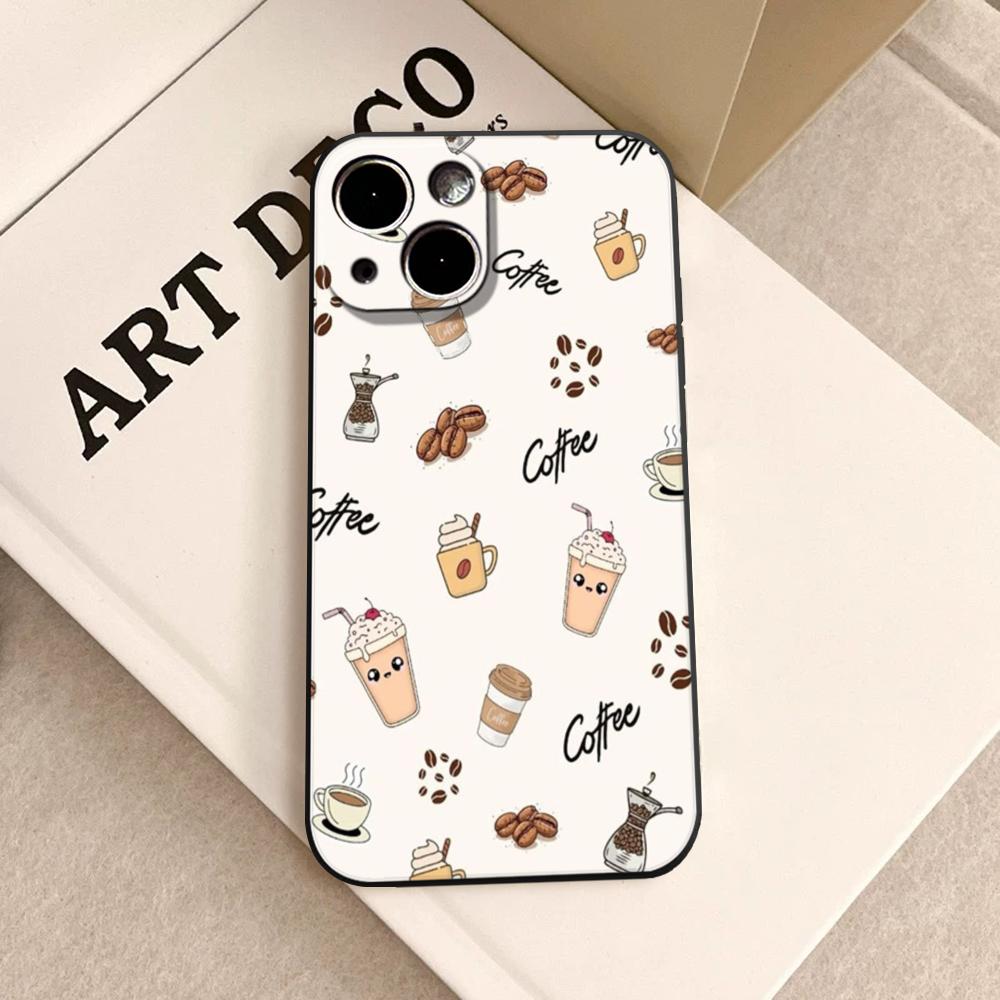 Croissant Coffee Pattern Phone - مراجعة Coffee X وسعره