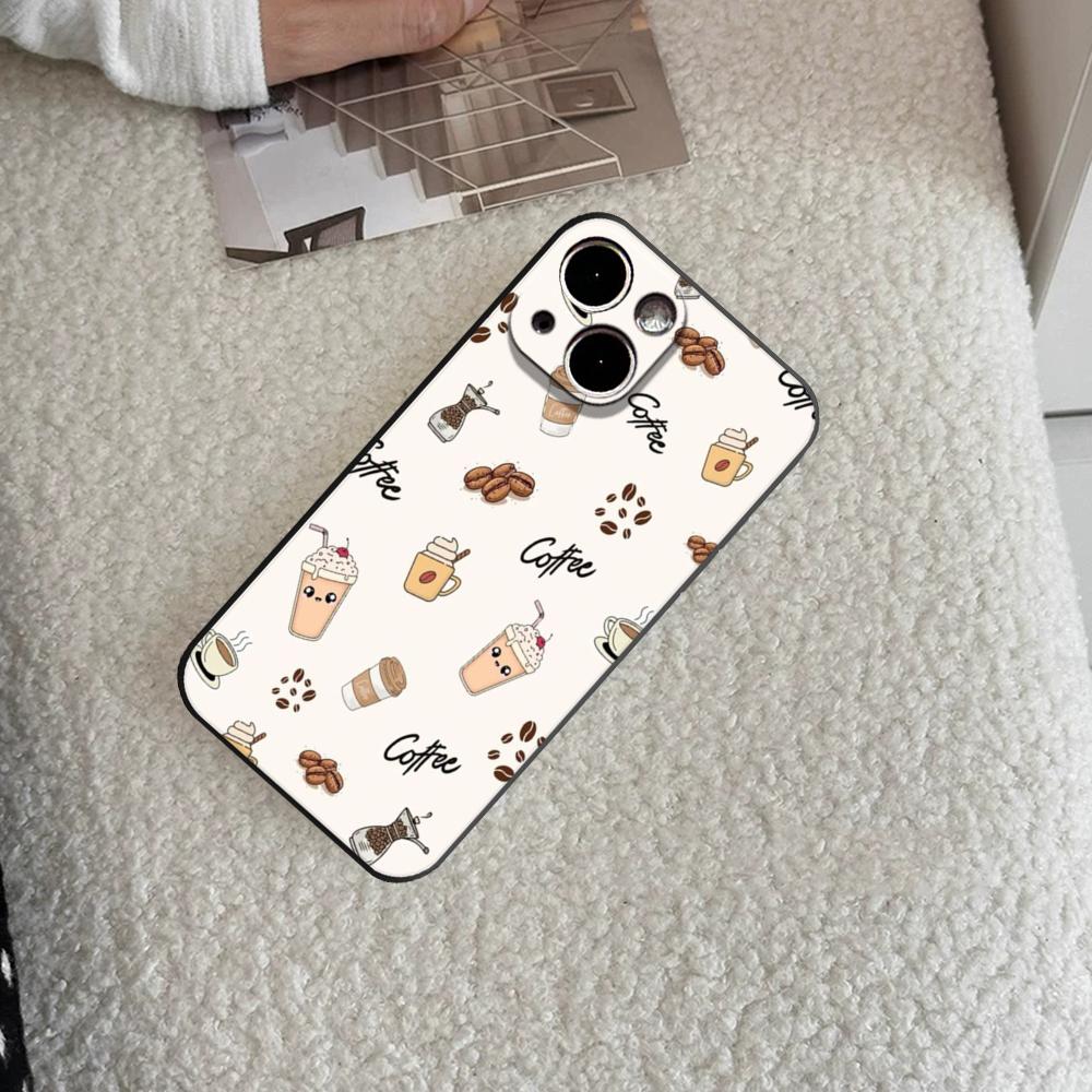 Croissant Coffee Pattern Phone - مراجعة Coffee X وسعره