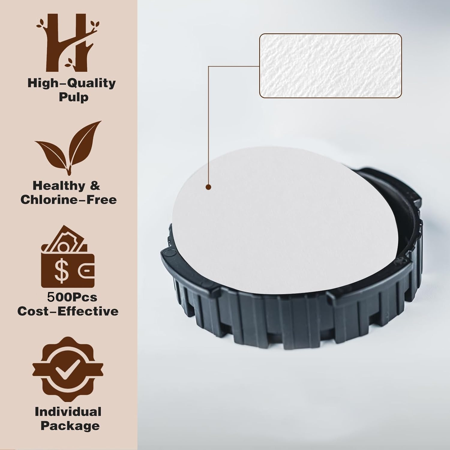 Round Coffee Filters, Compatib - مراجعة Hero Coffee Equipment وسعره
