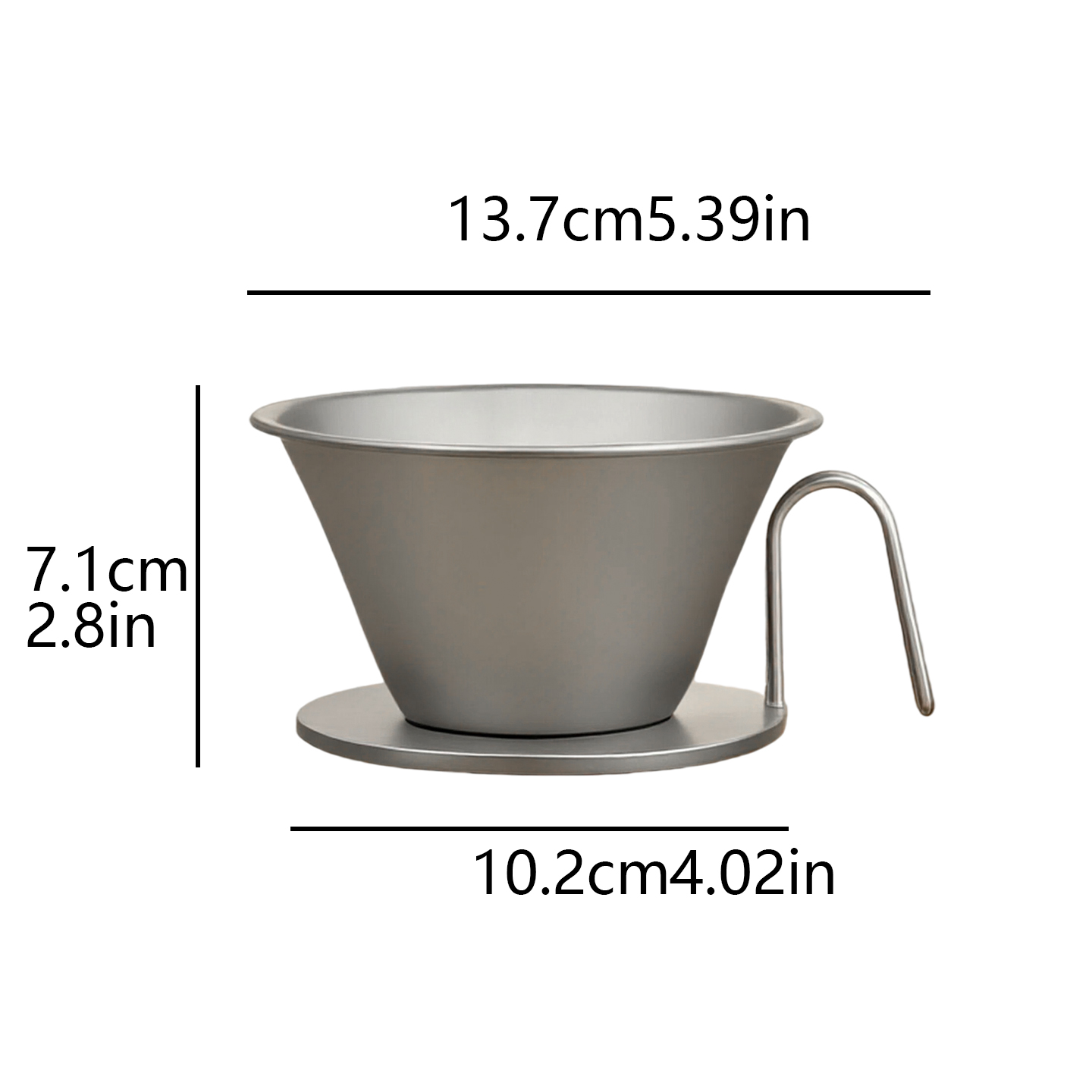 Pure titanium coffee filter cu - مراجعة Coffee Equipment Filter وسعره