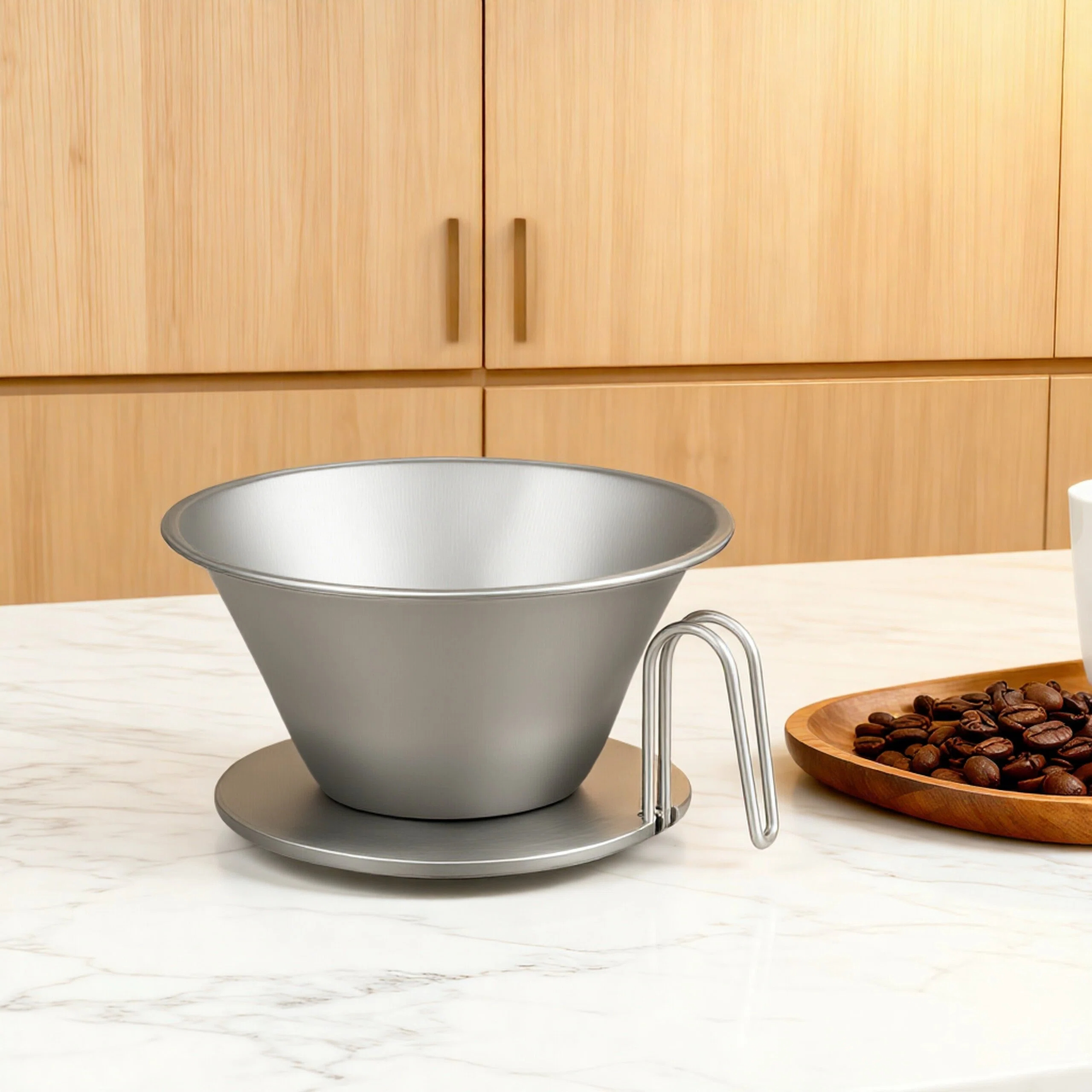 Pure titanium coffee filter cu - مراجعة Coffee Equipment Filter وسعره
