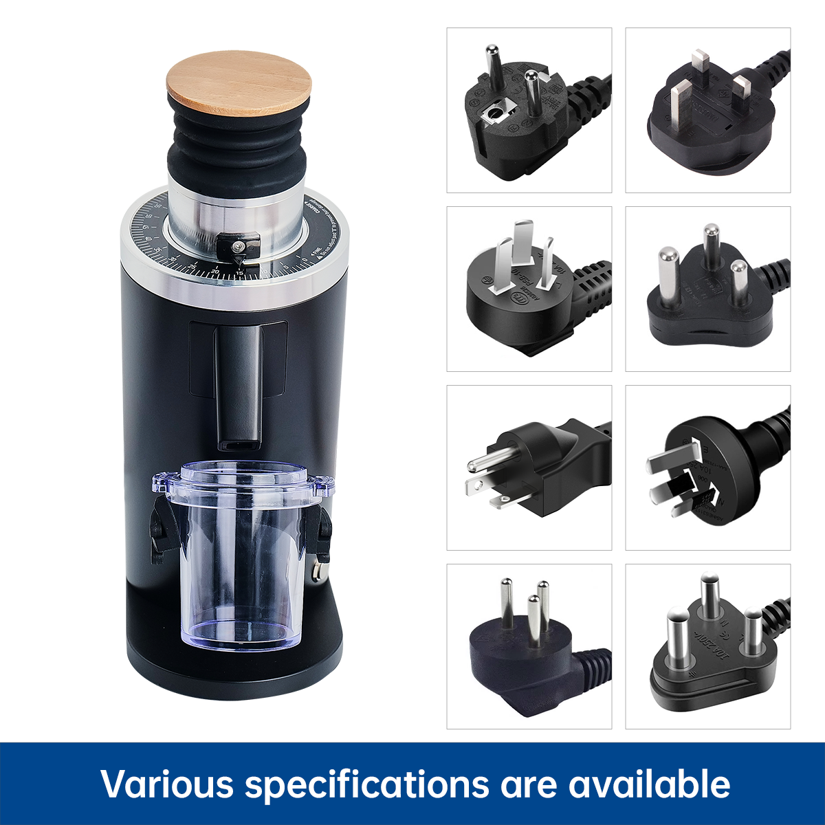 New Design DF54 Household Espr - مراجعة Coffee Grinder Burr Flat وسعره