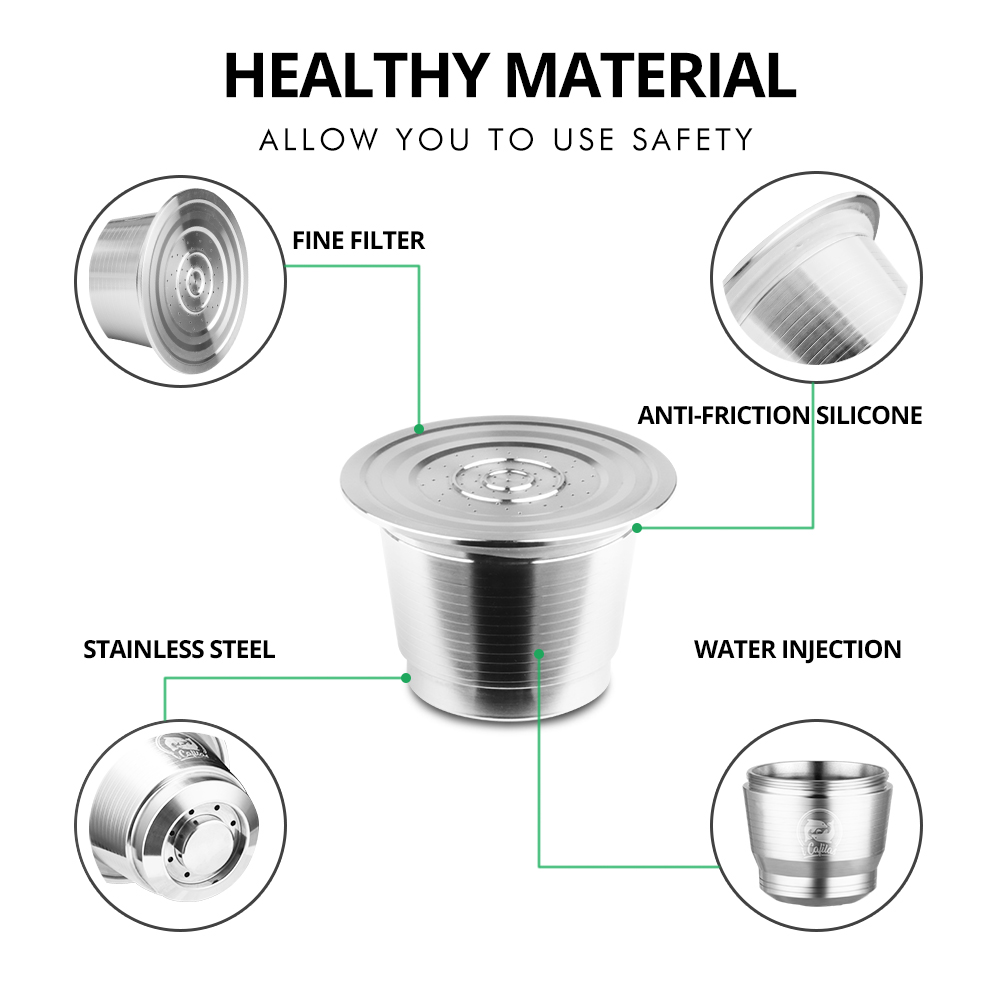 Nespresso Reusable Coffee Caps - مراجعة Hero Coffee Equipment وسعره