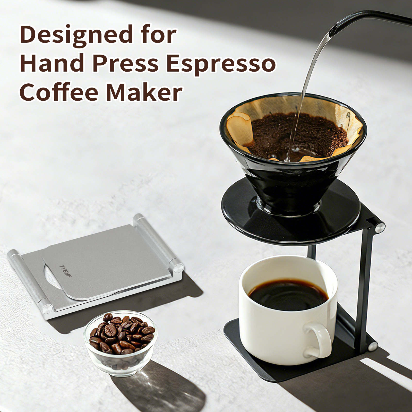 2026 Foldable Aluminum Alloy C - مراجعة Hero Coffee Equipment وسعره