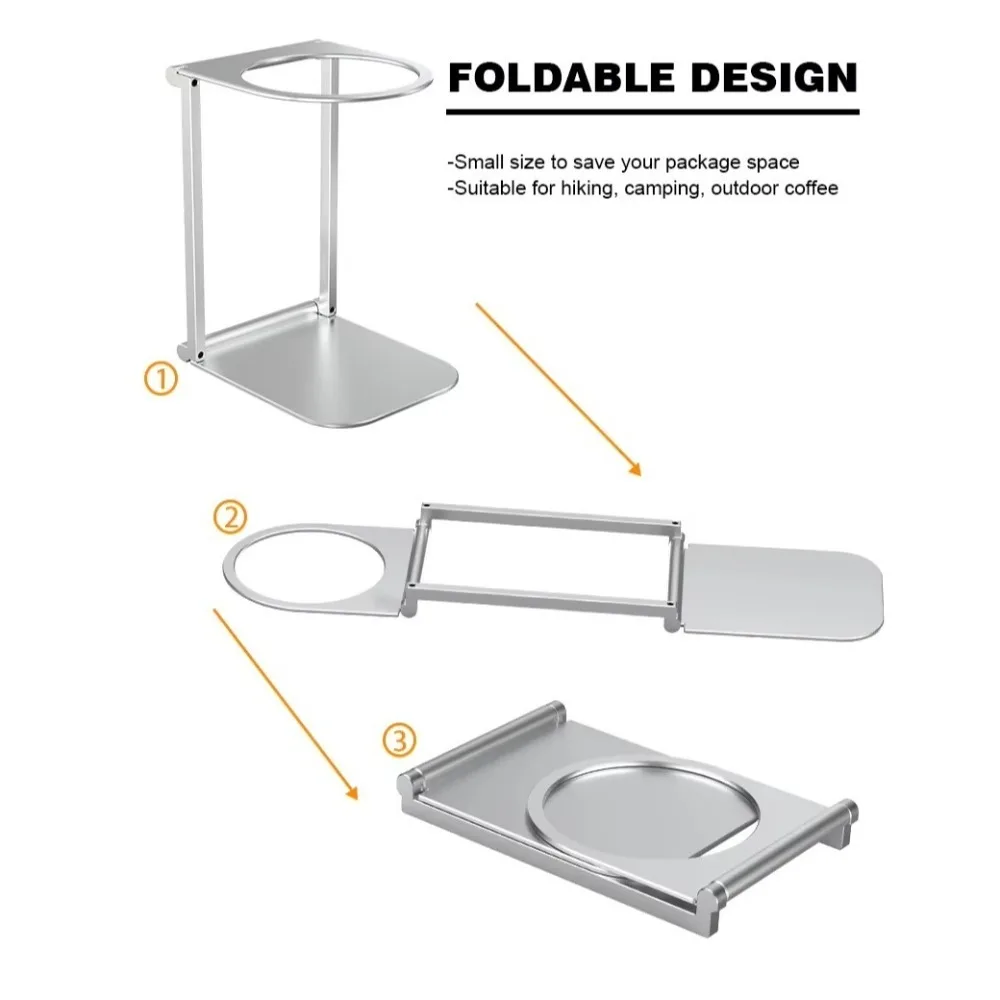 2026 Foldable Aluminum Alloy C - مراجعة Hero Coffee Equipment وسعره