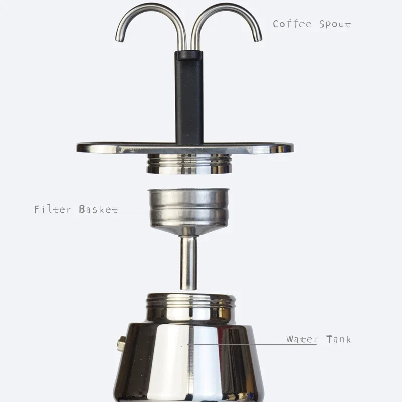 200ML Mini Moka Pot Double Tub - مراجعة Hero Coffee Equipment وسعره