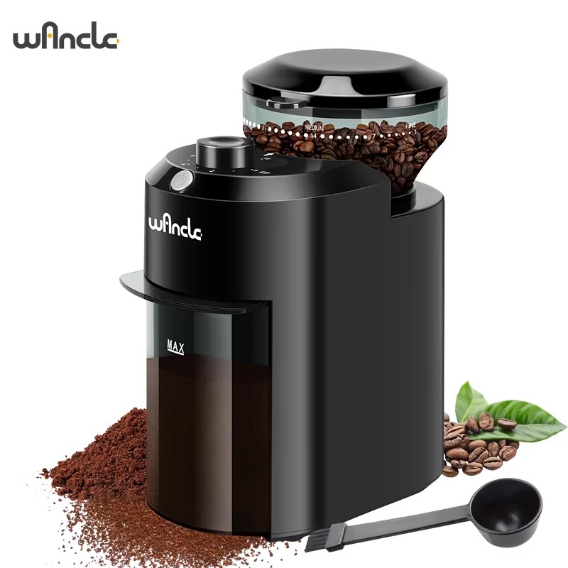 Wancle Electric Burr Coffee Gr - مراجعة Coffee Grinder Burr Flat وسعره