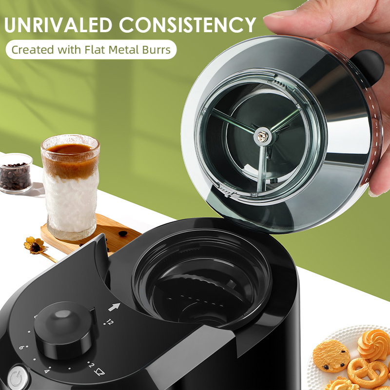 Wancle Electric Burr Coffee Gr - مراجعة Coffee Grinder Burr Flat وسعره