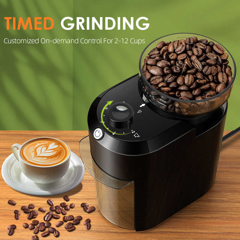 Wancle Electric Burr Coffee Gr - مراجعة Coffee Grinder Burr Flat وسعره