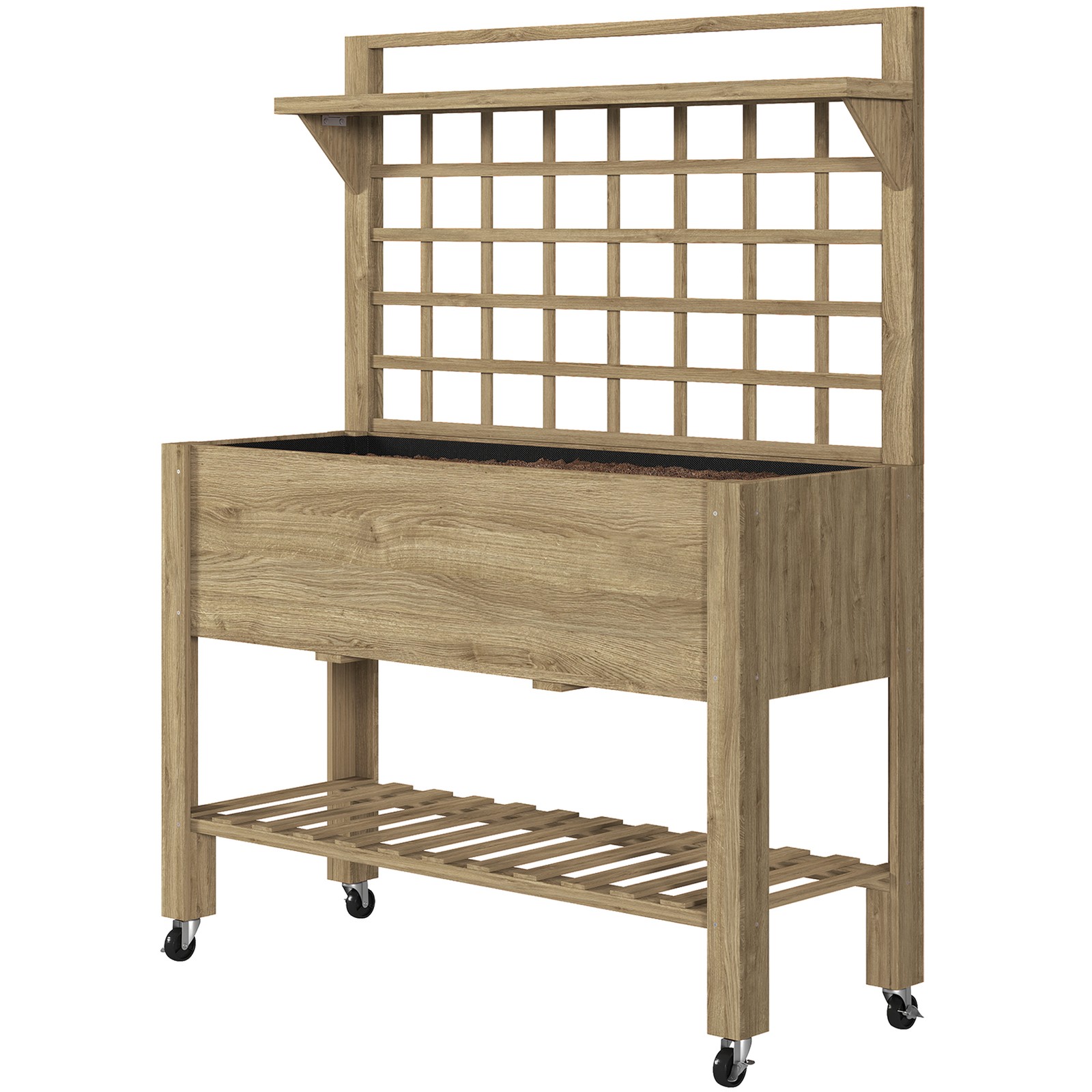 Outdoor Wooden Elevated Growin - مراجعة Coffee X وسعره
