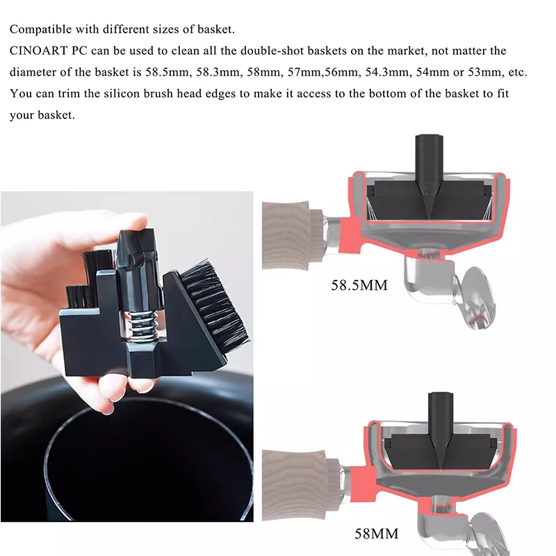 Cleaner Cafe Equipment Commerc - مراجعة Coffee Equipment Filter وسعره