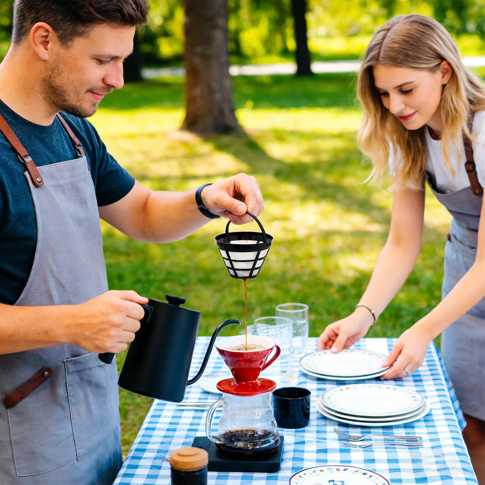 coffee filter basket Reusable  - مراجعة Coffee Equipment Filter وسعره