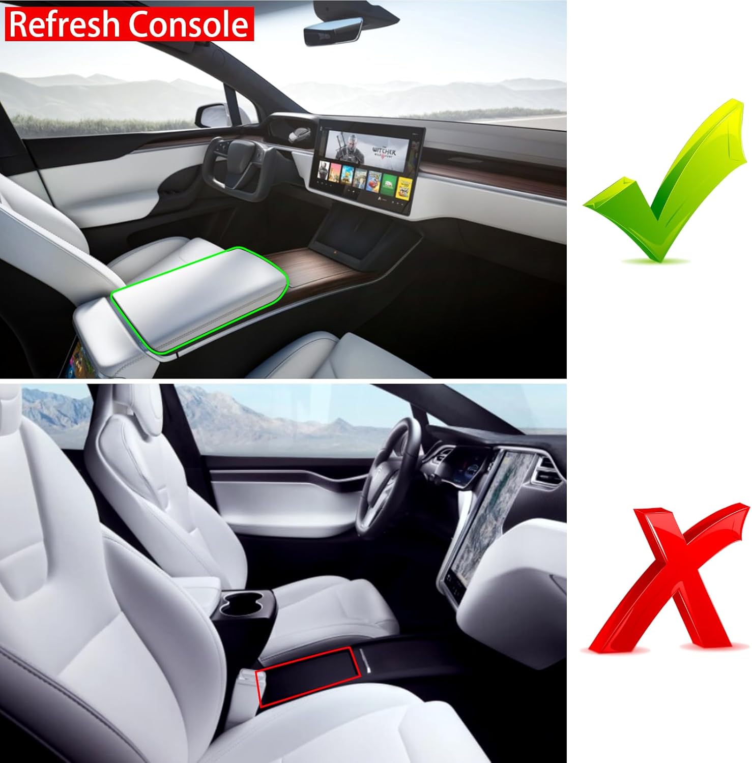For Tesla Model S Model X Plai - مراجعة Coffee X وسعره