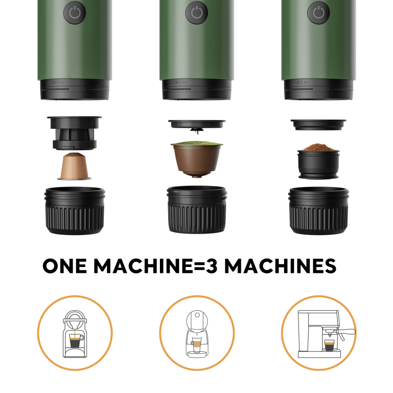 Portable Espresso Machine 3-in - مراجعة Hero Coffee Equipment وسعره