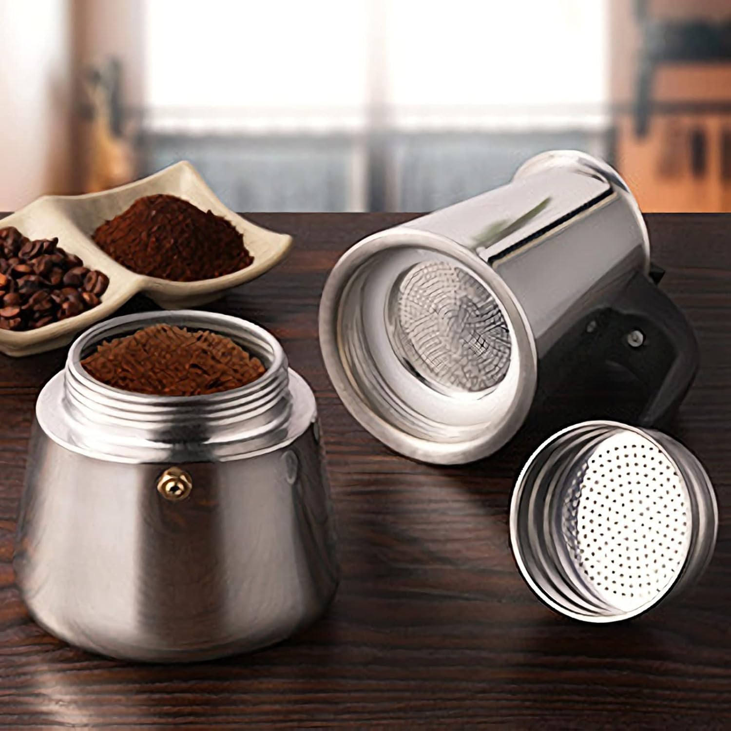 4/6/9 Cups Moka Pot Caffe Mach - مراجعة Hero Coffee Equipment وسعره