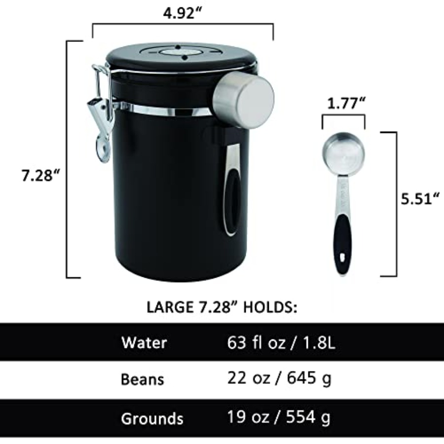 x 2pack 22oz Airtight Stainles - مراجعة Coffee X وسعره