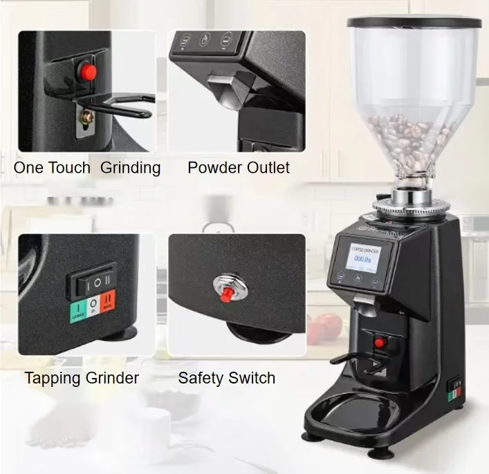 Commercial Automatic 60mm Flat - مراجعة Coffee Grinder Burr Flat وسعره