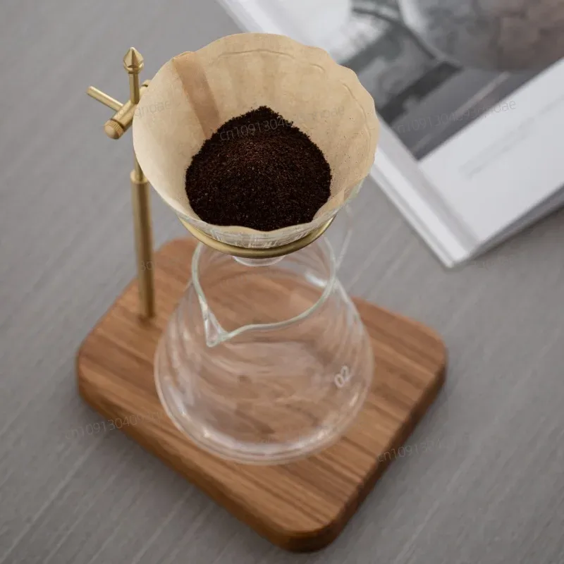 HeMu Solid Wood Brass Hand Bre - مراجعة Coffee Equipment Filter وسعره