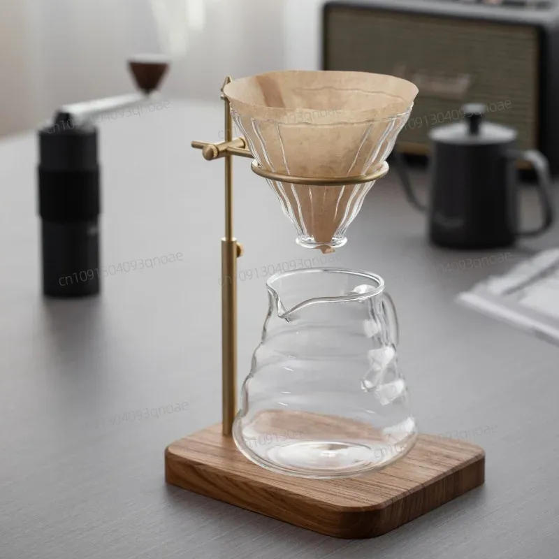 HeMu Solid Wood Brass Hand Bre - مراجعة Coffee Equipment Filter وسعره