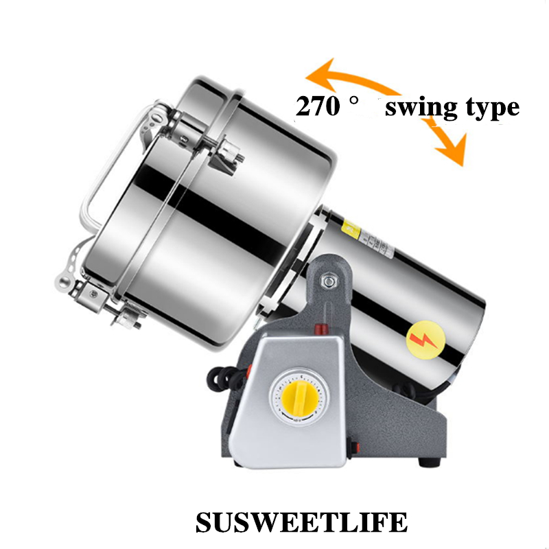 2500G Stainless Steel Food Gri - مراجعة Coffee Grinder Burr Flat وسعره