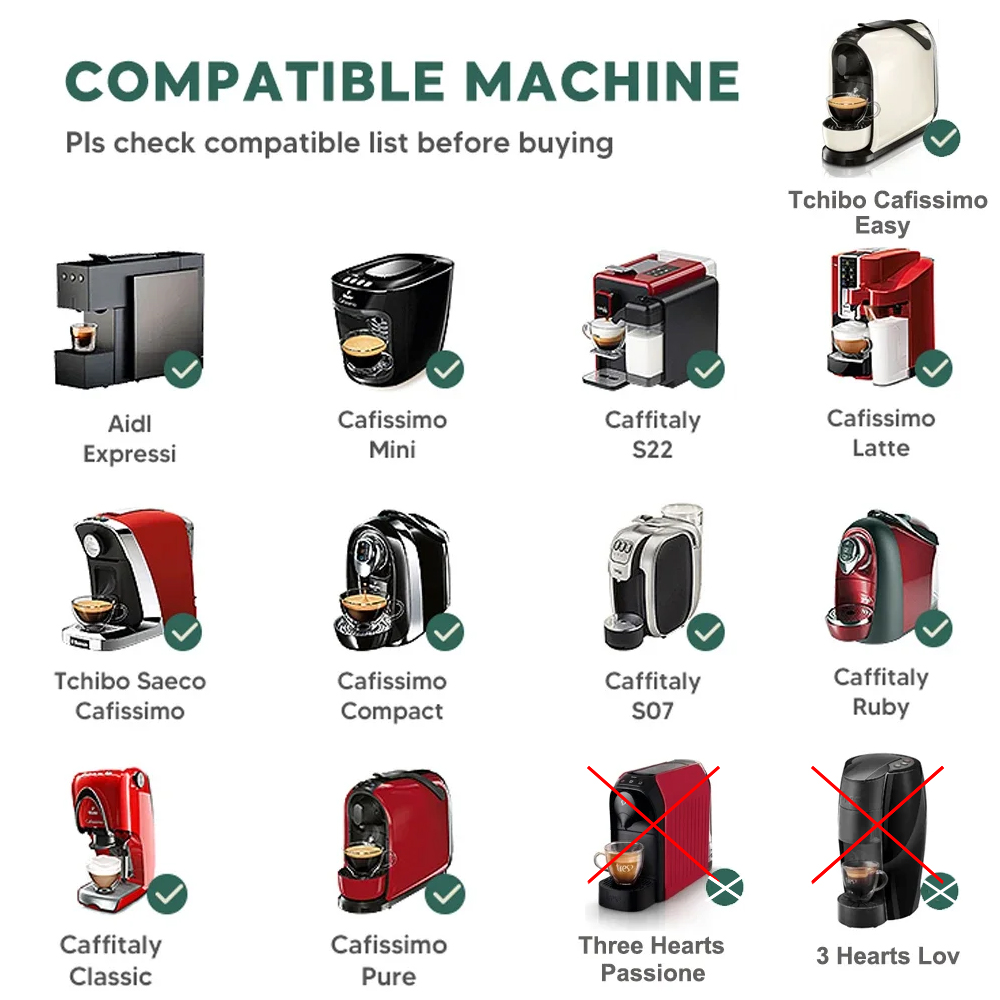 For 3 Hearts Tchibo Cafissimo  - مراجعة Hero Coffee Equipment وسعره